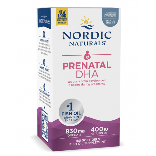 NORDIC NATURALS 挪威小鱼 孕妇DHA鱼油胶囊 180粒