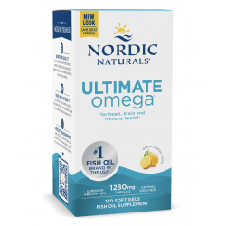 【美国销量第一】 NORDIC  NATURALS Ultimate Omega® 挪威小鱼 终极欧米茄系列 成人高端鱼油 120粒 柠檬味