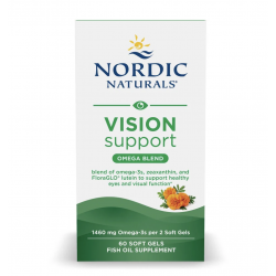 NORDIC NATURALS Vision Support 挪威小鱼护眼明目配方60粒（结合浓缩Omega-3 、FloraGLO®叶黄素及玉米黄质）