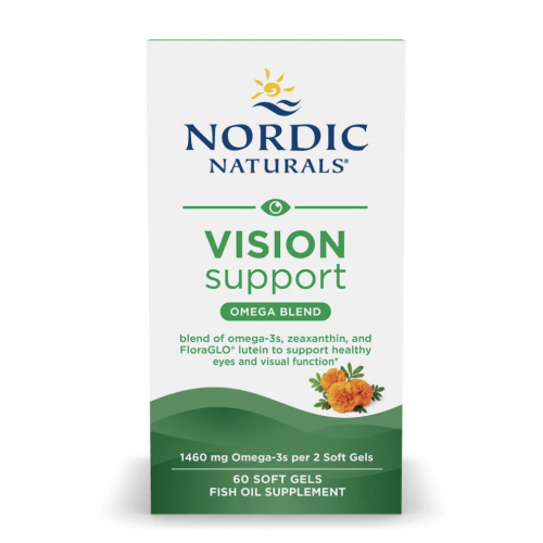 NORDIC NATURALS Vision Support 挪威小鱼护眼明目配方60粒（结合浓缩Omega-3 、FloraGLO®叶黄素及玉米黄质）