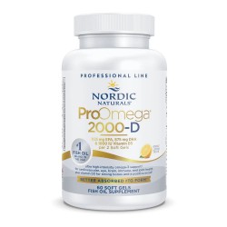 NORDIC NATURALS 挪威小鱼 ProOmega 2000-D 鱼油+维生素D3 柠檬味 60粒