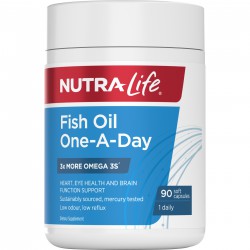 Nutralife 纽乐 高含量 深海鱼油浓缩无味日服型 90粒 三倍鱼油EPA&DHA含量