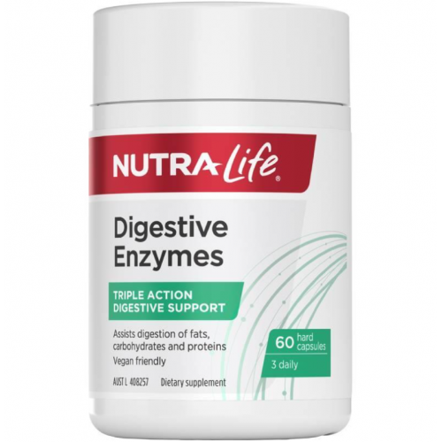 Nutralife 纽乐 植物消化酶酵素 60粒