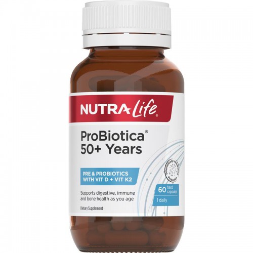 Nutralife 纽乐 50+岁起益生菌 320亿含量60粒 （店长推荐：益生菌+益生元二合一）