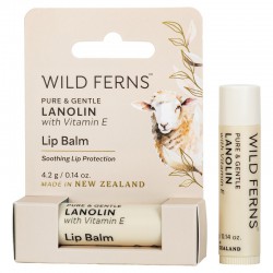 Parrs 帕氏 Wild Ferns Lanolin Lip Balm 绵羊油唇膏 4.2g