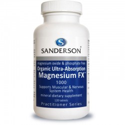 Sanderson High Absorption Organic Magnesium FX 120 Tablets 高吸收有机镁 120片
