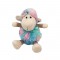 Parrs 帕氏 玩偶 Sheep Toy Sitting Rainbow w/Teal NZ Ribbon 17cm