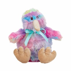 Parrs 帕氏 玩偶  Kiwi Toy Rainbow w/Teal NZ Ribbon 22cm