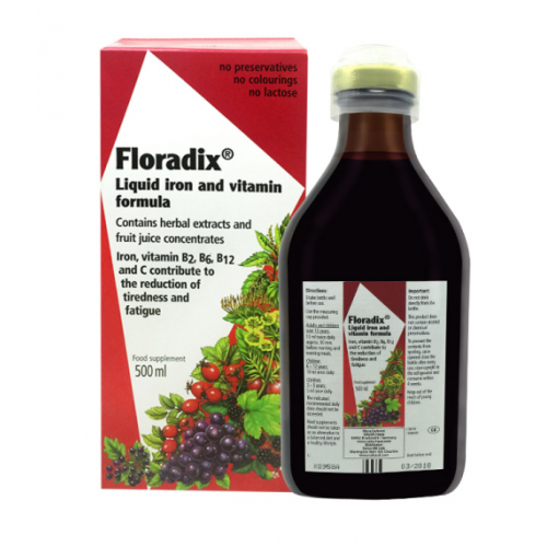 Floradix 纯天然 铁元 有机草本滋补液 500ML