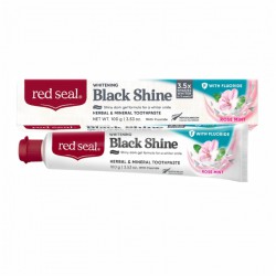 Red Seal 红印 黑曜Black Shine美白牙膏 100g 玫瑰薄荷味