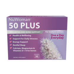 NuWoman 50 PLUS  50岁以上女性健康管理 30粒 一天一粒 减缓压力，帮助睡眠，提供能量，骨骼健康