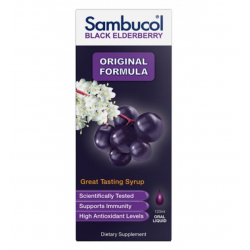 Sambucol Black Elderberry Original Formula 120ml 黑接骨木成人免疫糖浆