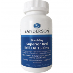 Sanderson 磷虾油1500mg 一天一粒 60粒