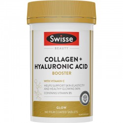 Swisse Beauty Collagen + Hyaluronic Acid Booster 胶原蛋白玻尿酸水光片 加强版 160片