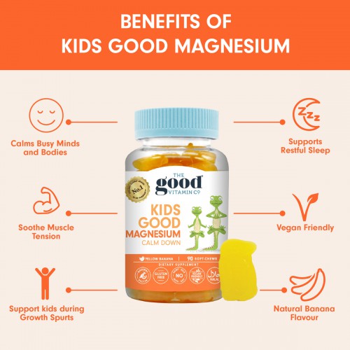 The Good Vitamin Co. 儿童 镇静镁软糖 香蕉味 90粒