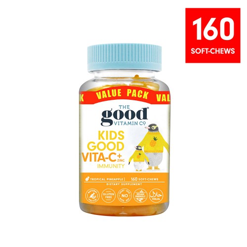 The Good Vitamin Co. 儿童 VC+锌咀嚼软糖 160粒 大瓶装