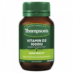 Thompson's 汤普森 Vitamin D3 1000iu 维生素D3 240粒