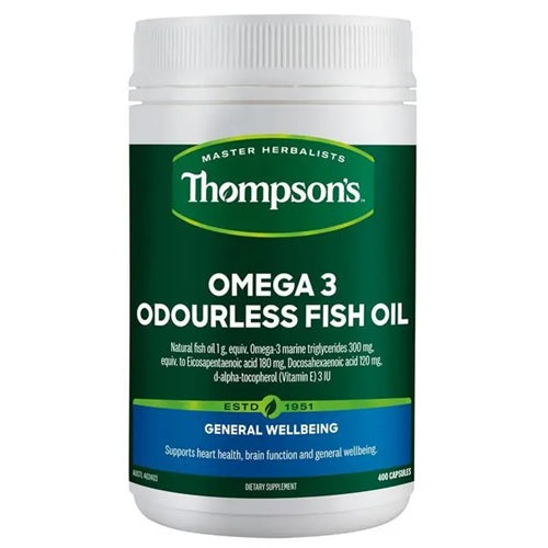 THOMPSON'S 汤普森 深海鱼油胶囊1000mg 400粒