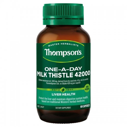 THOMPSON'S 汤普森 奶蓟草护肝42000 60粒