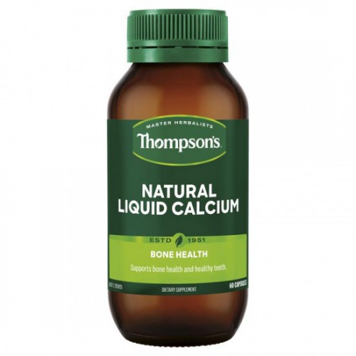 THOMPSON'S 汤普森 天然液体钙胶囊60粒