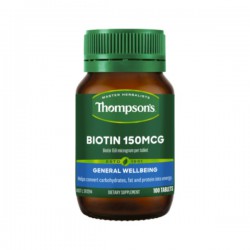 THOMPSON'S 汤普森 高浓度生物素 生发素 脱发白发者适用 100粒