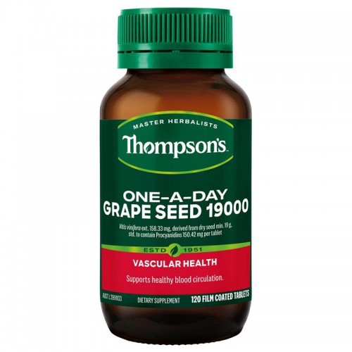 Thompson's 汤普森 One-A-Day Grape Seed 19,000 葡萄籽片剂 120片