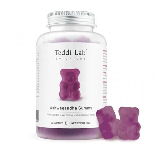 Unichi Ashwagandha gummy南非醉茄小熊软糖 60粒