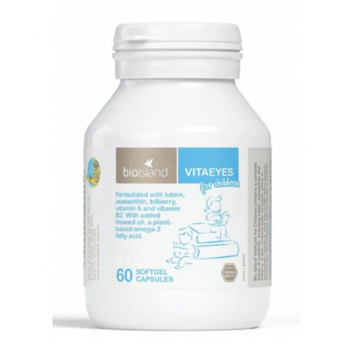 Bioisland VitaEyes for Children 60 Caps 儿童叶黄素胶囊 60粒