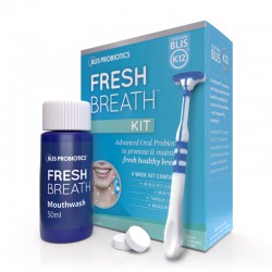 Blis  FreshBreath Kit 清新口气套装 1个月量（含B12薄荷味含片40粒）