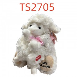 Kiwi & Friends 妈妈宝宝小羊 22cm-TS2705 玩偶小羊