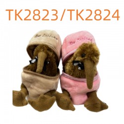 Kiwi & Friends 玩偶蛋蛋kiwi鸟粉色棕色H15cm-TK2823/TK2824
