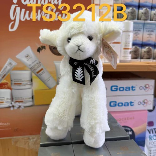 Kiwi & Friends 玩偶 长腿小羊 LONG-LEG SHEEP 20CM BLACK RIBBON