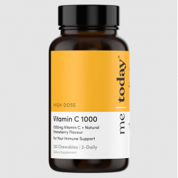 Me today 维C咀嚼片120粒 1000mg VC