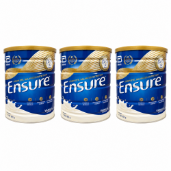 Ensure 雅培安素 全营养素 蛋白粉 高蛋白成人营养奶粉 800g*3罐 蛋白粉 香草味（铁皮盖子的材质，爆罐快递不予理赔，介意的亲慎拍）