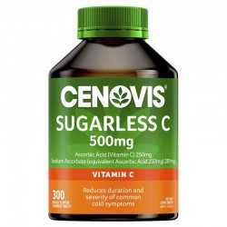 Cenovis 低糖配方维生素C含片 VC咀嚼片 500mg 300粒