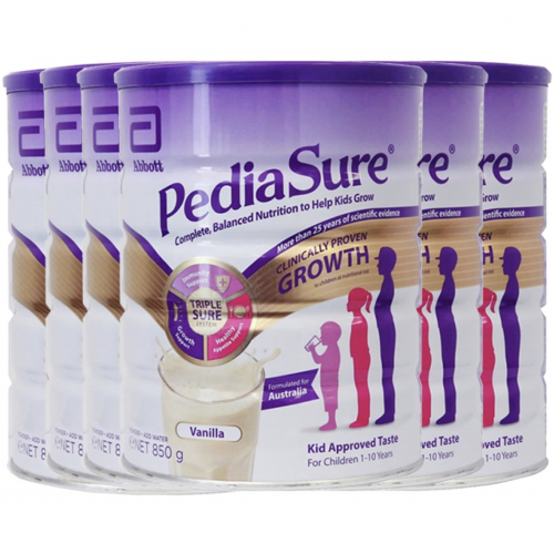 PediaSure 雅培小安素挑食助长粉/生长素 850g*6 香草味 必须上传身份证